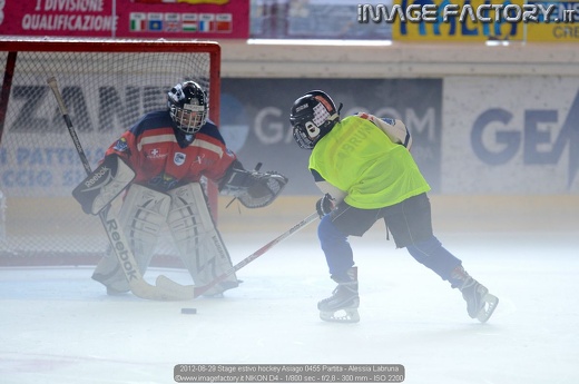 2012-06-29 Stage estivo hockey Asiago 0455 Partita - Alessia Labruna